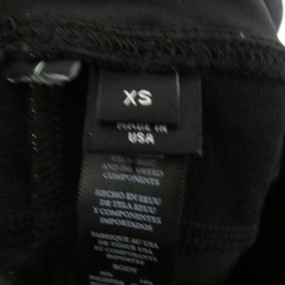 Koral Womens Size XS Black Gold Curve Mid Rise Crop Legging Stretchy Yoga Pants - Picture 6 of 9